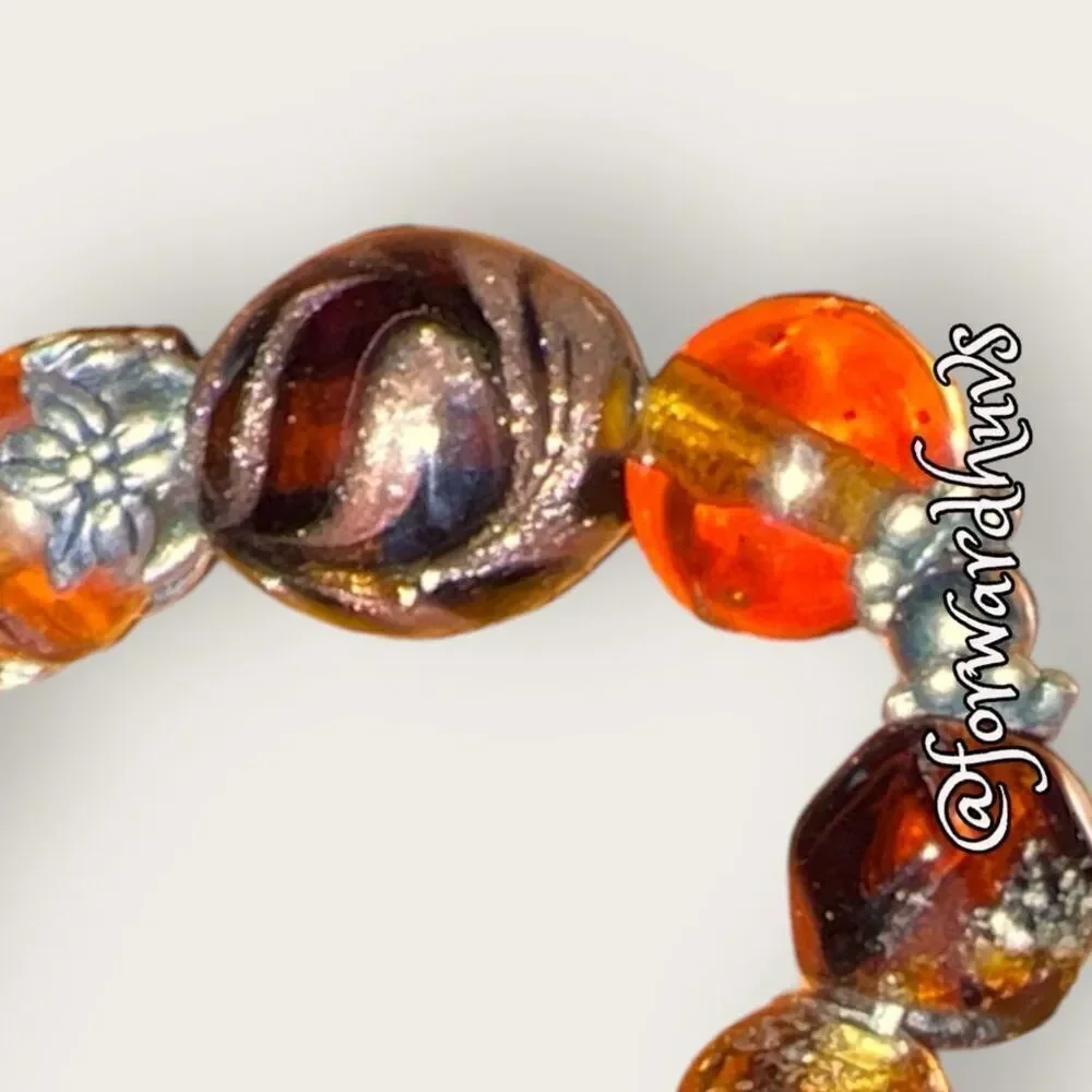Bundle Sale 3 for $15 | Hand Made Glass Bead Bracelet Toggle Clasp